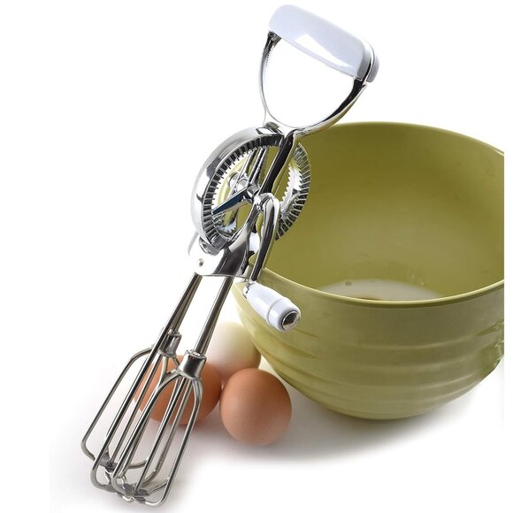 Classic Hand Crank Style EGG BEATER Stainless Steel Mixer 🧑‍🍳 - Picture 10 of 10
